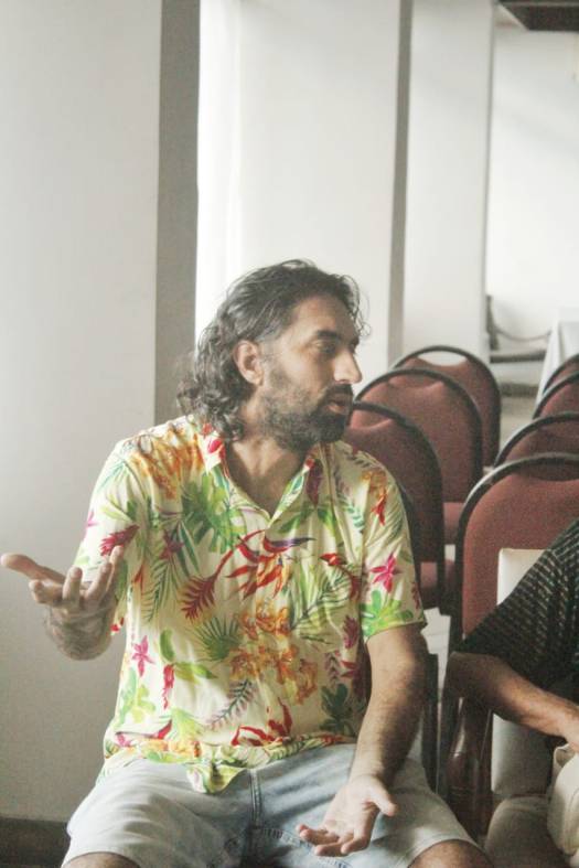 O diretor Léo Garcia. Foto: Juliana Costa