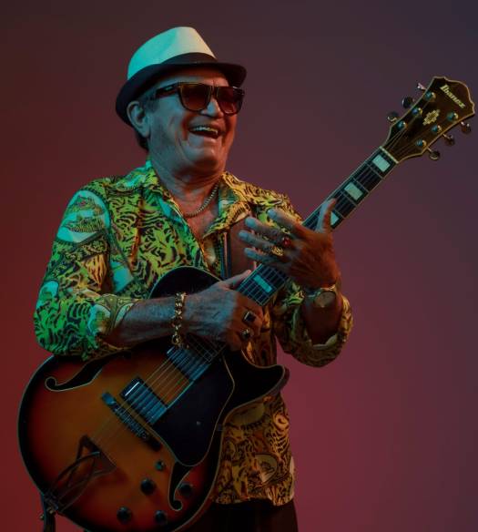 Mestre Solano, o rei da guitarrada, com mais de 60 anos de carreira. Foto: divulgação