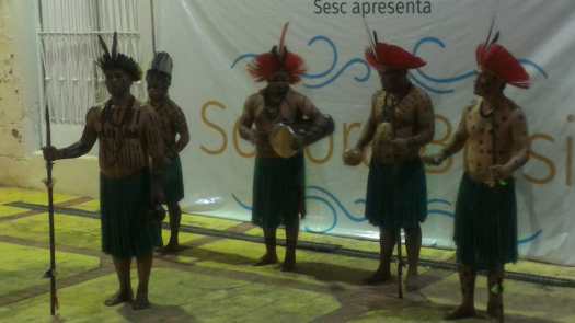 O grupo Nóg Gã do Povo Kaingang. Foto: Francisco Colombo