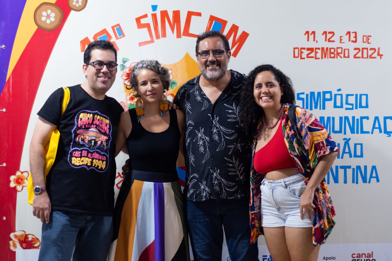 Com Yara Medeiros, Alexandre Maciel e Helena Dias